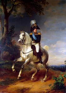 Ruiterportret van keizer Alexander I, 1777-1825, 1837