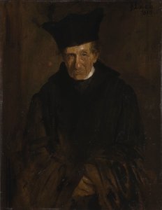 Portret van Ignaz von Döllinger 1799-1890, 1883 door Franz von Lenbach