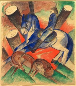 De heilige Julianus door Franz Marc