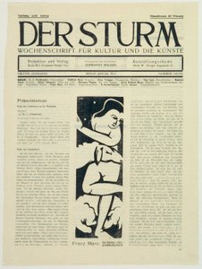 De herderin door Franz Marc