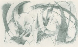 Franz Marc - Schetsboek uit het veld - Blad 13