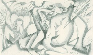 Franz Marc - Schetsboek uit het veld - Blad 19