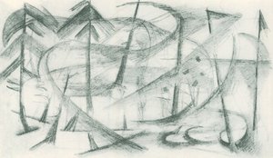 Franz Marc - Schetsboek uit het veld - Blad 35