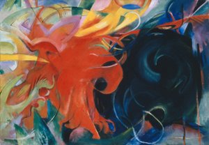 Strijdende vormen door Franz Marc