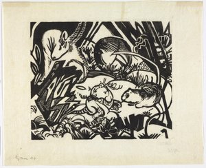 Dierenlegende door Franz Marc