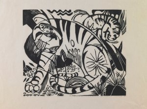 Tijger door Franz Marc