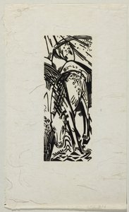 Drinkend paard door Franz Marc