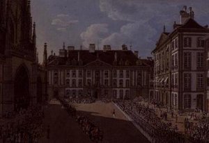 De intocht van de Zwitserse Landdag in Bern door Franz Schmidt