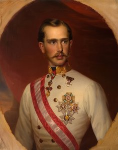 Keizer Frans Jozef I van Oostenrijk (1830-1916) door Franz Schrotzberg