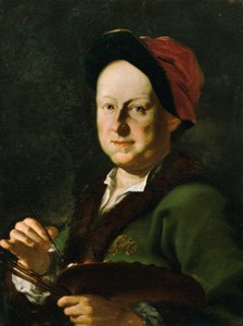 De veldslagschilder August Querfurt door Franz Sebald Unterberger