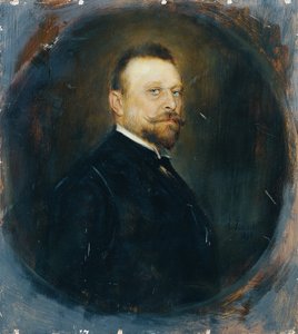De Rijksraadslid Dr. Joseph Maria Baernreither door Franz Seraph von Lenbach