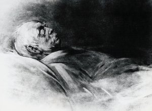 Otto von Bismarck (1815-1898) op zijn sterfbed