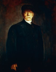 Portret van Otto von Bismarck-Schoenhausen door Franz Seraph von Lenbach