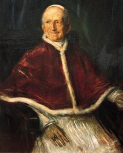 Portret van paus Leo XIII door Franz Seraph von Lenbach