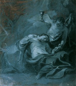 Christus op de Olijfberg (I) door Franz Sigrist d. Ä.