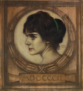 Portret van Gemma Bierbaum, 1902