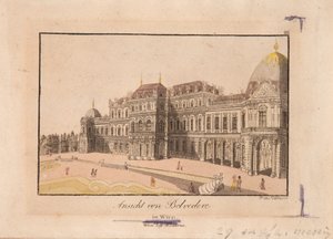 Gezicht op Belvedere
