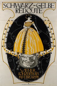 Schwarz-Gelbe Redoute Wiener Konzerthaus, 1914