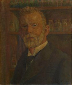 Portret van Paul Ehrlich door Franz Wilhelm Voigt
