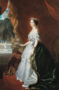 Volledig portret van keizerin Eugénie
