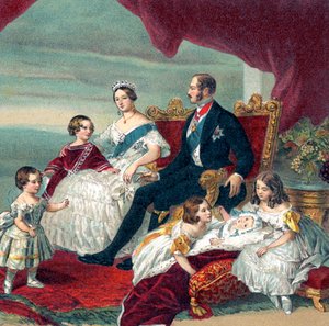 Koningin Victoria van Engeland en haar familie