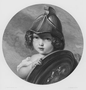 De Amazone, Portret van HRH Prinses Helena, uit het schilderij in de Koninklijke Collectie