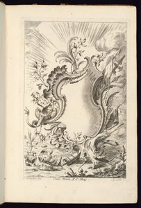 Cartouche met draak, boek van cartouches voor verschillende toepassingen