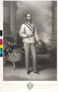 Keizer van Oostenrijk Franz Joseph I door Franz Xaver Winterhalter