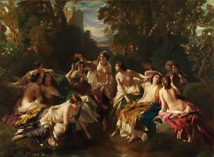 Florinda door Franz Xaver Winterhalter