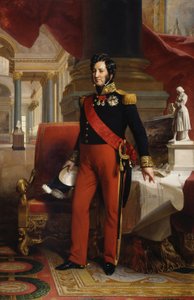 Frans:  Louis-Philippe 1er, roi des Français (1773-1850) Louis-Philippe I, koning der Fransen (1773-1850) door Franz Xaver Winterhalter