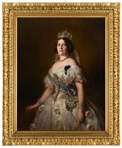 Isabella, koningin van Spanje door Franz Xaver Winterhalter