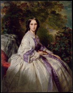 Portret van gravin Maria Ivanovna Lamsdorf, née Beck, 1859 door Franz Xaver Winterhalter