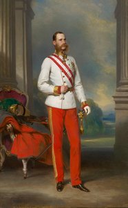 Portret van Franz Joseph I van Oostenrijk, 1865 door Franz Xaver Winterhalter
