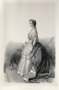 Portret van keizerin Eugenie door Franz Xaver Winterhalter