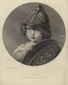 Prinses Helena als De Amazone door Franz Xaver Winterhalter
