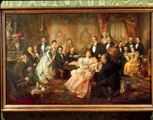 Een Nacht met Johann Strauss schilderij