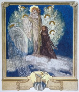Illustratie uit Dantes Goddelijke Komedie, Vagevuur, Canto XXX, 1921