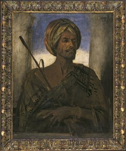 Portret van een Arabier door Franz von Lenbach