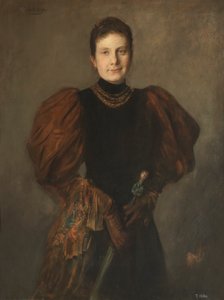 Infanta María de la Paz de Borbón, dochter van Isabella II door Franz von Lenbach