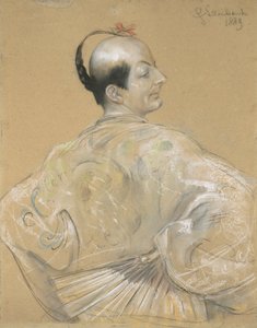 Konrad Dreher als Ko-Ko door Franz von Lenbach