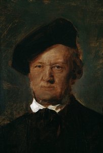 Portret van Richard Wagner 1813-1883, ca. 1870