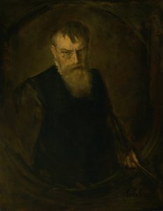 Zelfportret door Franz von Lenbach