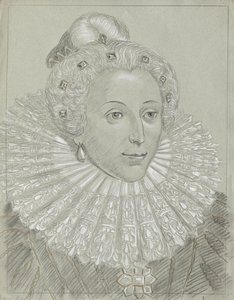 Koningin Elizabeth van Engeland door Franz von Matsch