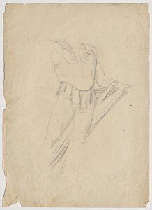 Torso met borstharnas door Franz von Matsch