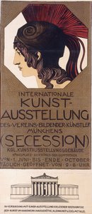 Internationale Kunsttentoonstelling (Secession) door Franz von Stuck
