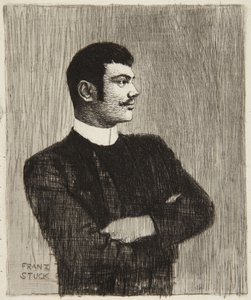 Zelfportret door Franz von Stuck
