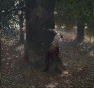 Plagerij door Franz von Stuck