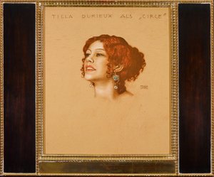 Tilla Durieux als Circe door Franz von Stuck
