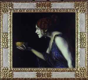Tilla Durieux als Circe door Franz von Stuck