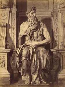 [Moise van Michael Angelo, centrale sculptuur van het Graf van Julius de Tweede]. door Fratelli Alinari